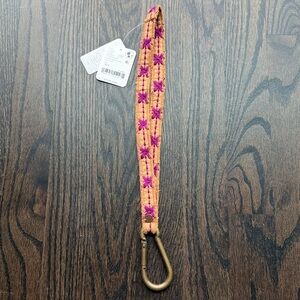 Free People Multicolor Woven Keychain